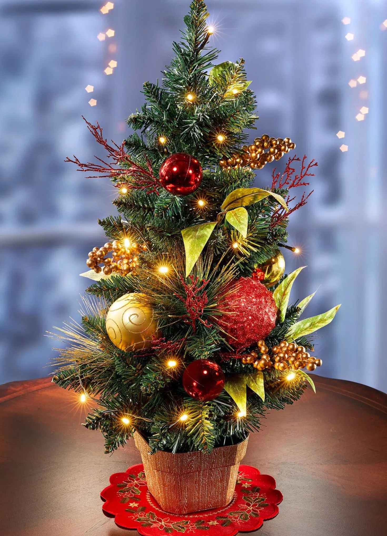 Beleuchteter Tannenbaum