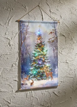 Beleuchtetes Wandbild