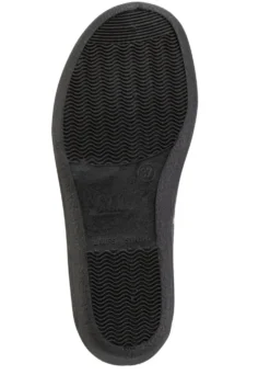 Bequeme Damen-Hausschuhe, Weite H, aus floral bedrucktem Meshmaterial