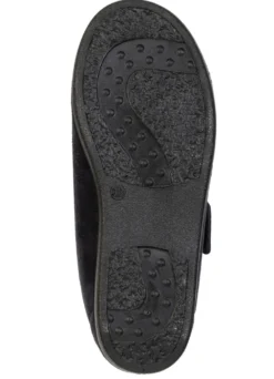 Bequeme Damen-Klettschuhe, Weite H, mit herausnehmbarem Fußbett