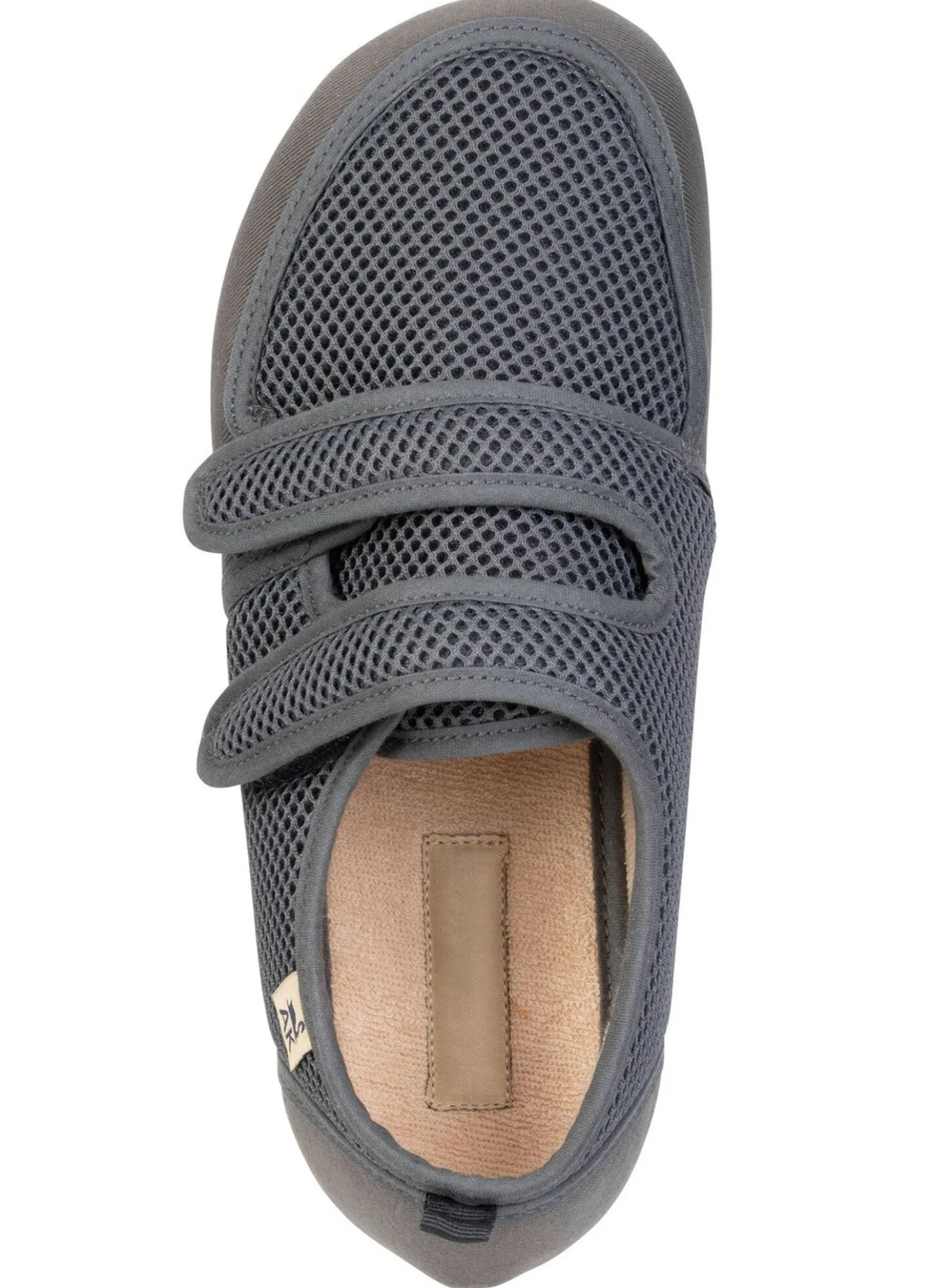 Bequeme Damen-Klettschuhe, Weite H, aus Mesh und Textilmaterial