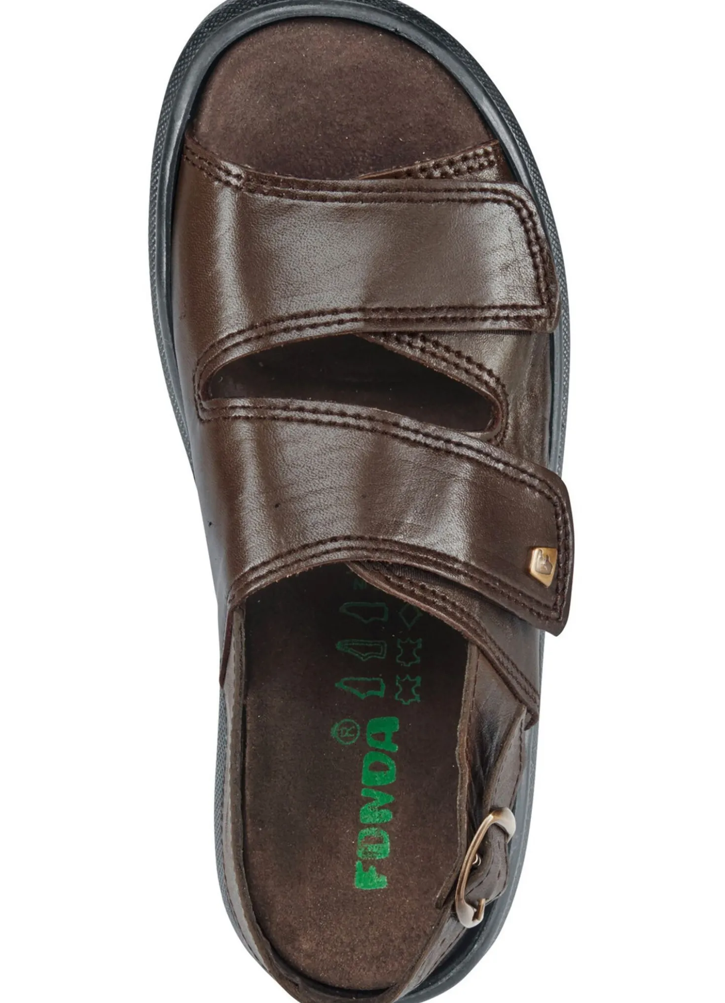 Bequeme Herren-Sandalen, Weite K, mit herausnehmbarem Fußbett