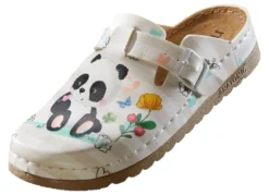 Bequemer Clog mit niedlichem Panda-Druck
