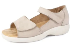 Bequeme Sandalette Weite H mit Klettverschluss