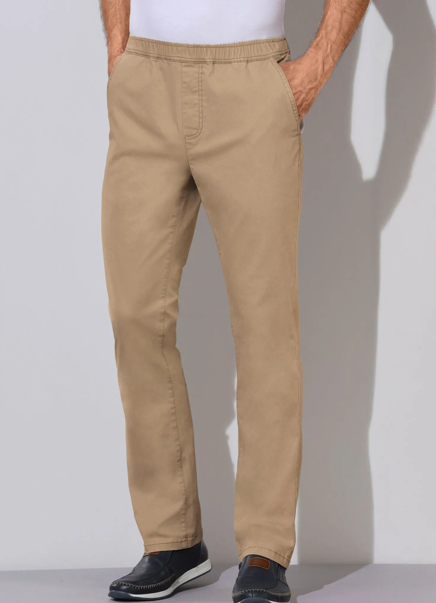 Bequeme Schlupfhose mit Gummibund rundum