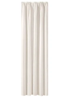 Übergardine in Leinenoptik