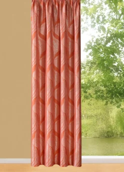 Übergardine mit Kräuselband