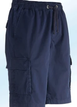 Bermudas mit Cargotaschen in 3 Farben