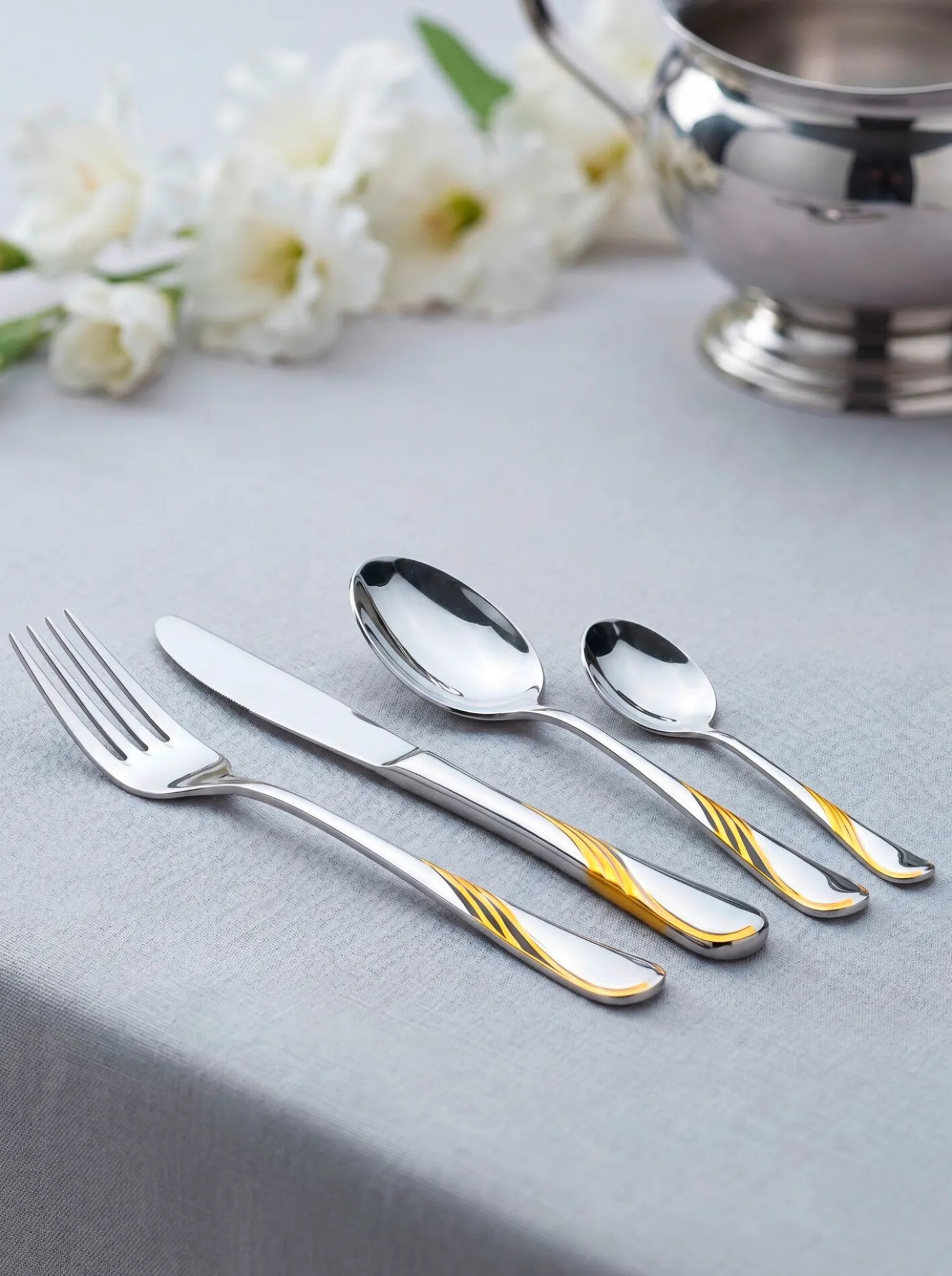 Besteck-Set, 72-teilig, für 12 Personen