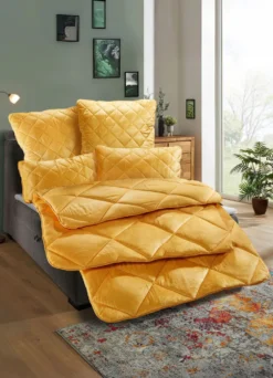 Bettwaren-Set, aus Microfaser-Flanell, 2-teilig