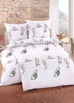Bettwäsche-Garnitur in Polycotton-Qualität