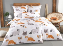 Bettwäsche-Garnitur in Polycotton-Qualität
