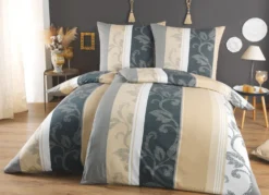 Bettwäsche-Garnitur mit Soft-Finish-Veredelung