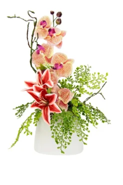 Bezauberndes Orchideen-Gesteck in Vase