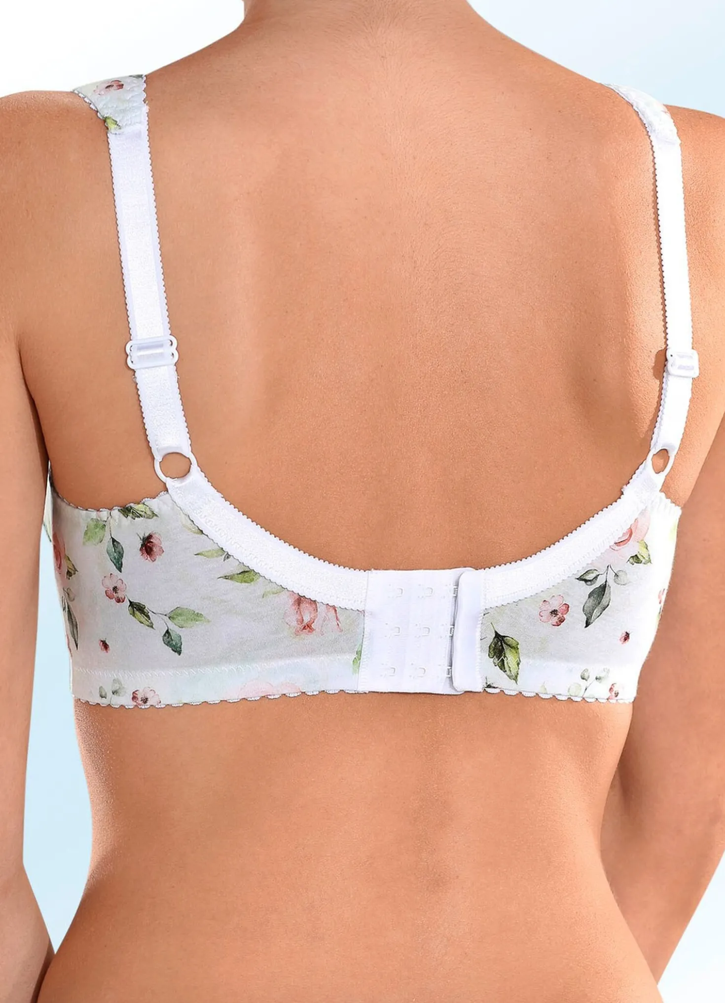 BH mit Floraldessin