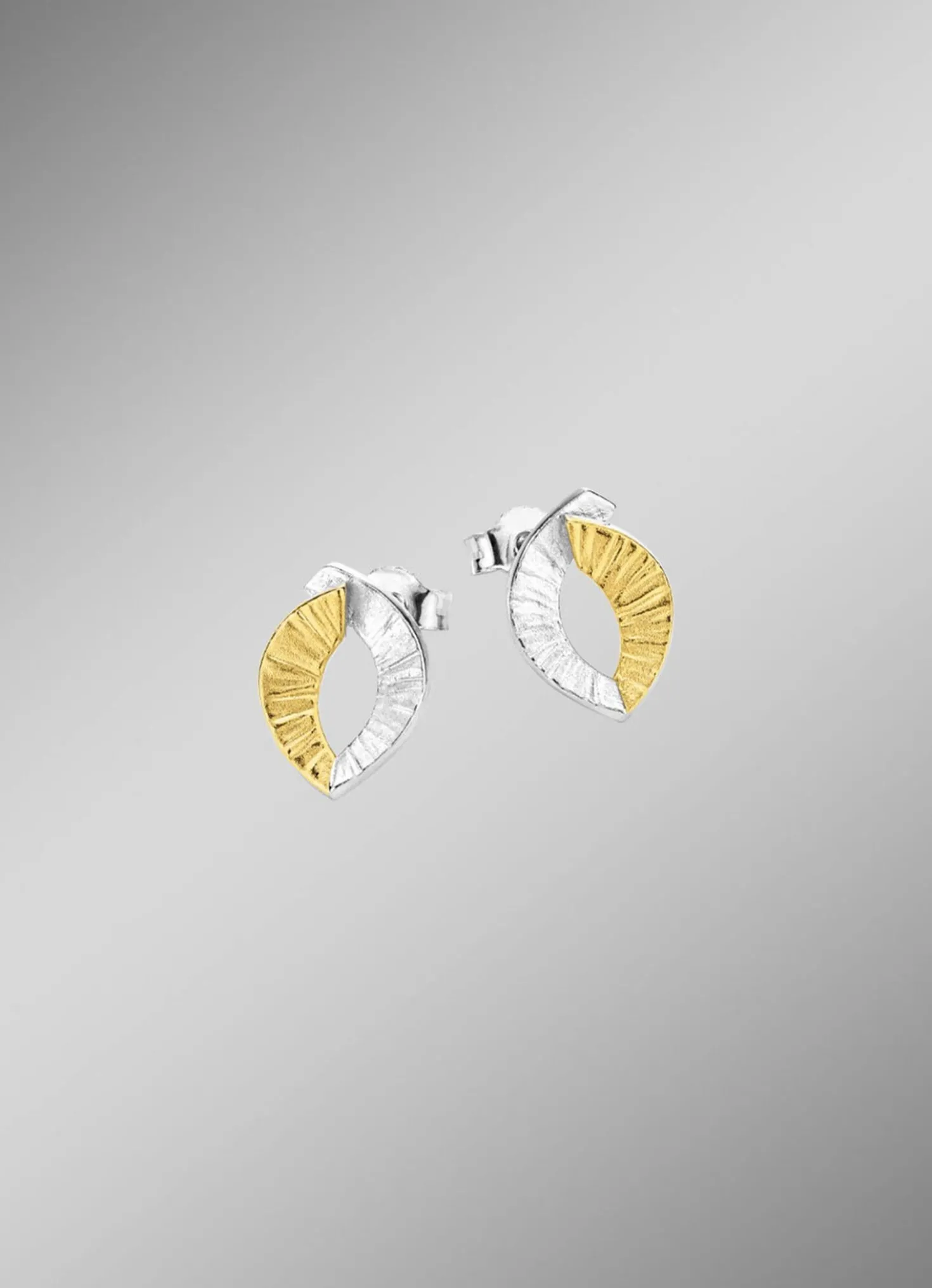 Bicolor-Ohrstecker