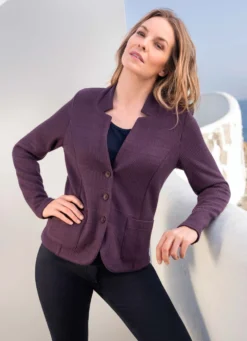 Blazer mit aparter Kragenlösung
