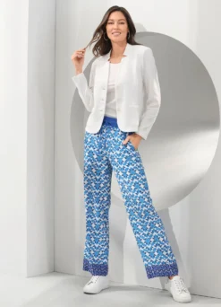Blazer mit Schulterpolstern