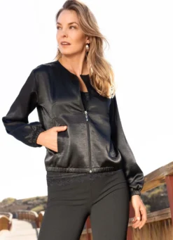 Blouson aus Satin
