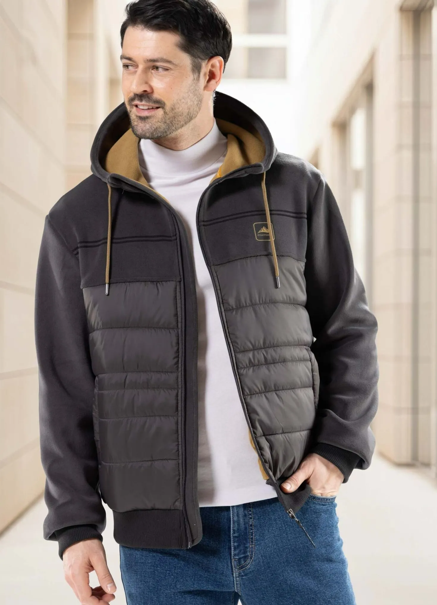 Blouson mit Fleeceärmeln