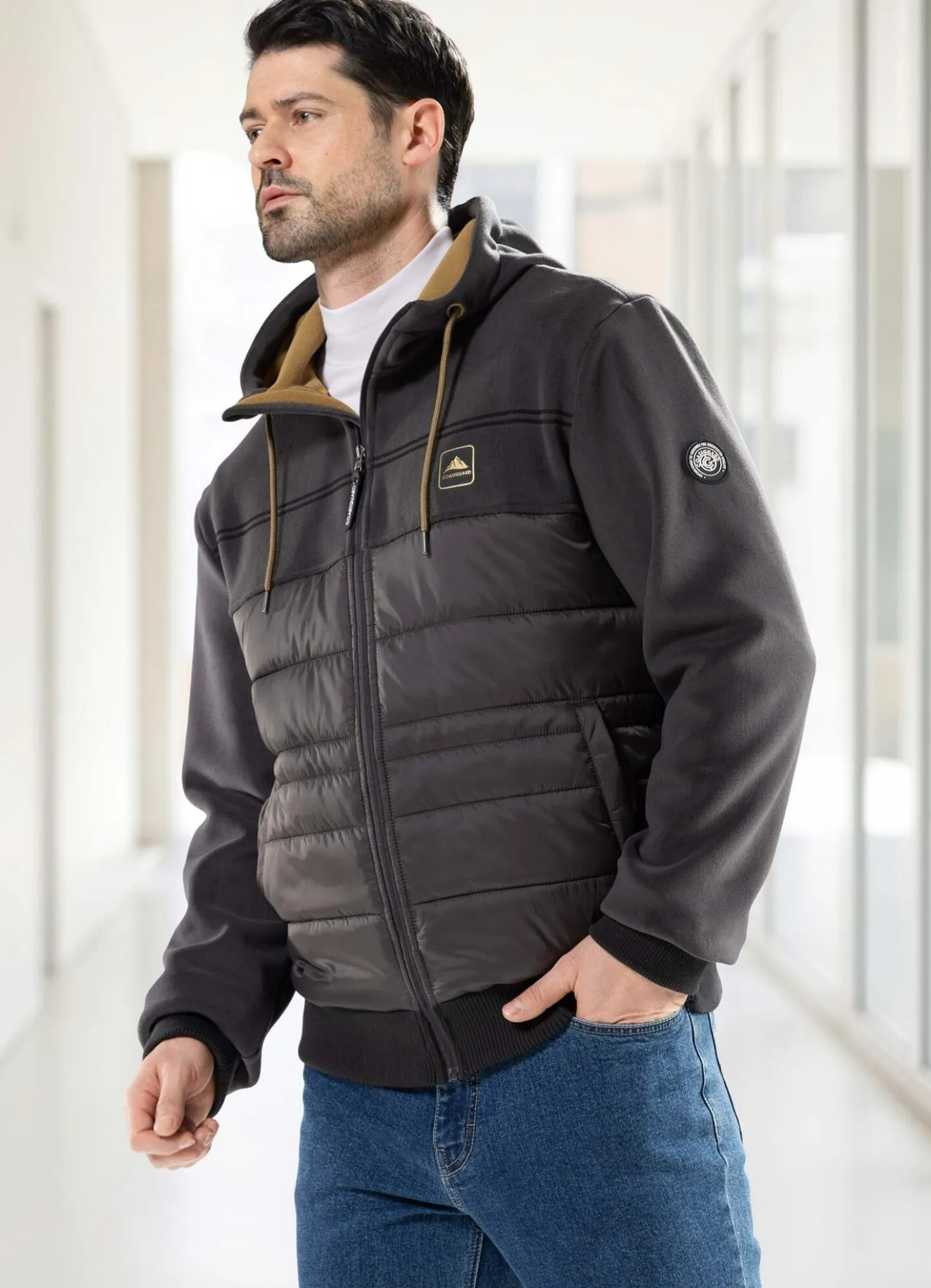 Blouson mit Fleeceärmeln