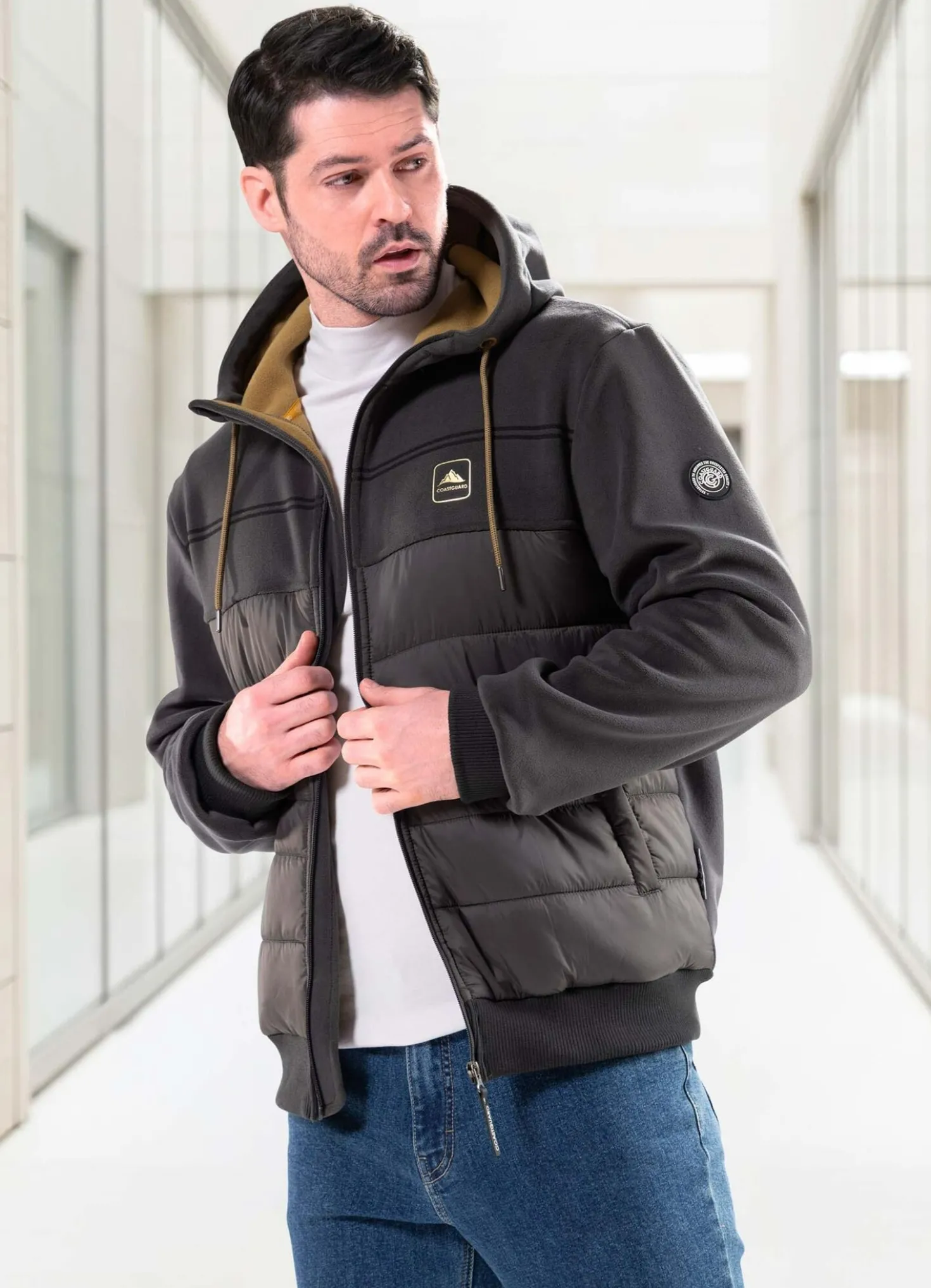 Blouson mit Fleeceärmeln