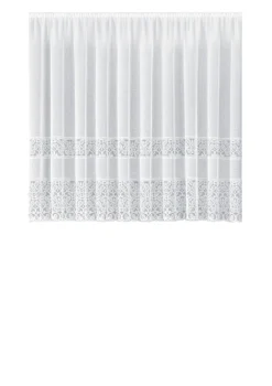 Blumenfenster-Store mit Universalschienenband
