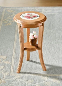 Blumenständer aus massivem Holz