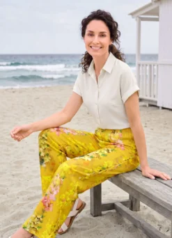 Bluse mit Hemdkragen