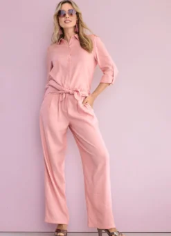 Bluse mit Hemdkragen