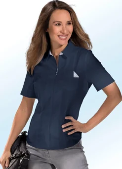 Bluse mit Reißverschluss