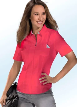 Bluse mit Reißverschluss