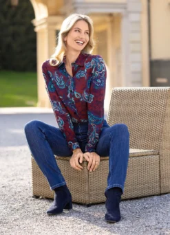 Bluse mit tollem Paisley-Dessin