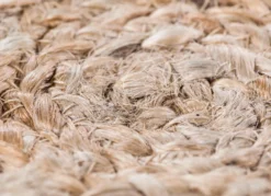 Boho Teppich, handgeflochten