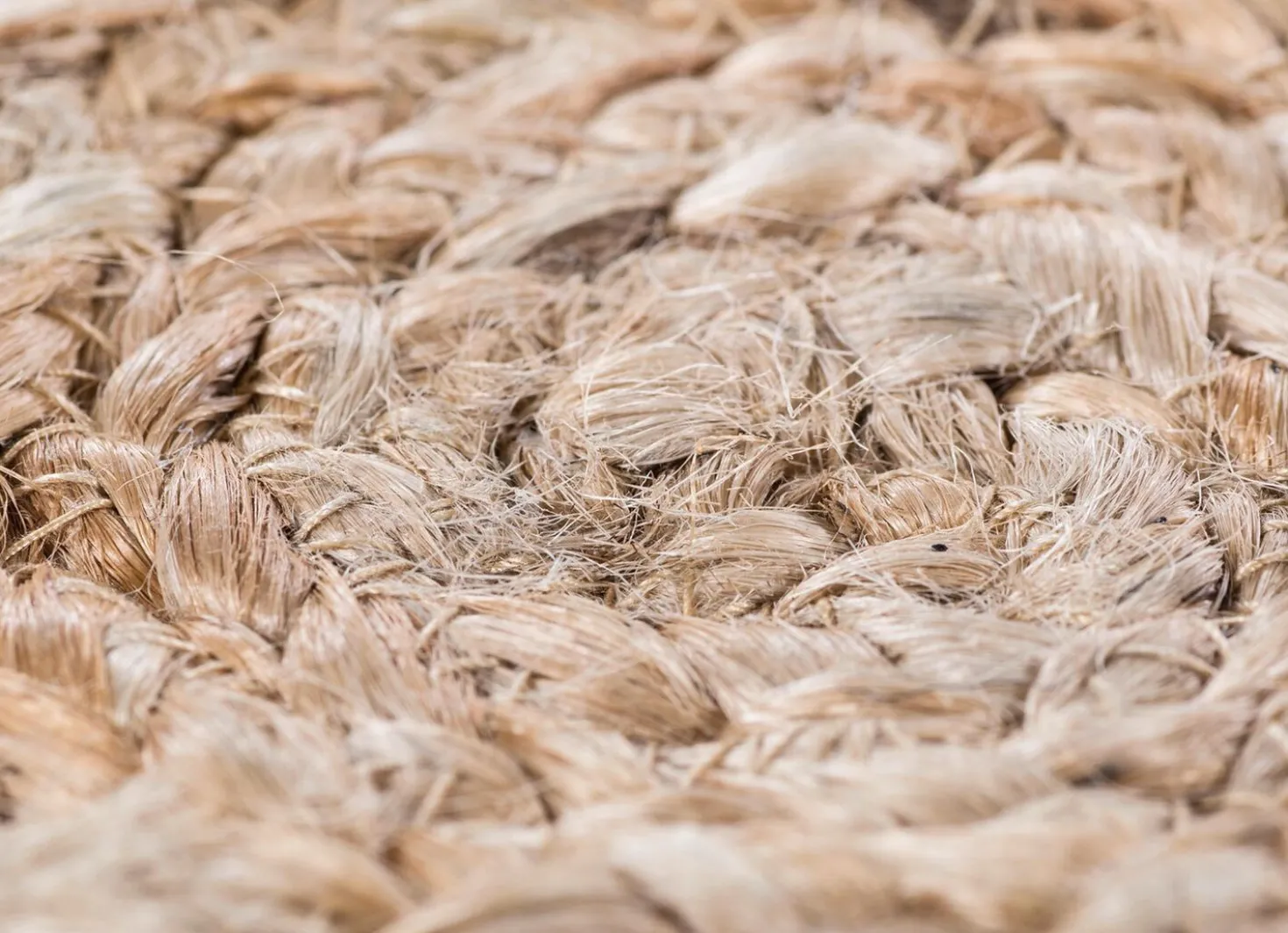 Boho Teppich, handgeflochten