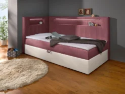Boxspringbett mit integrierter LED-Beleuchtung