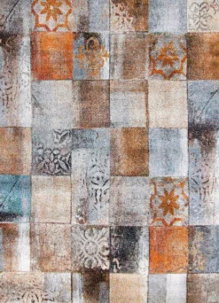 Brücken, Galerien und Teppich mit modernem Patchwork-Dessin