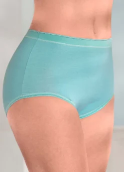 brio lingerie Fünferpack Slips mit elastischen Abschlüssen