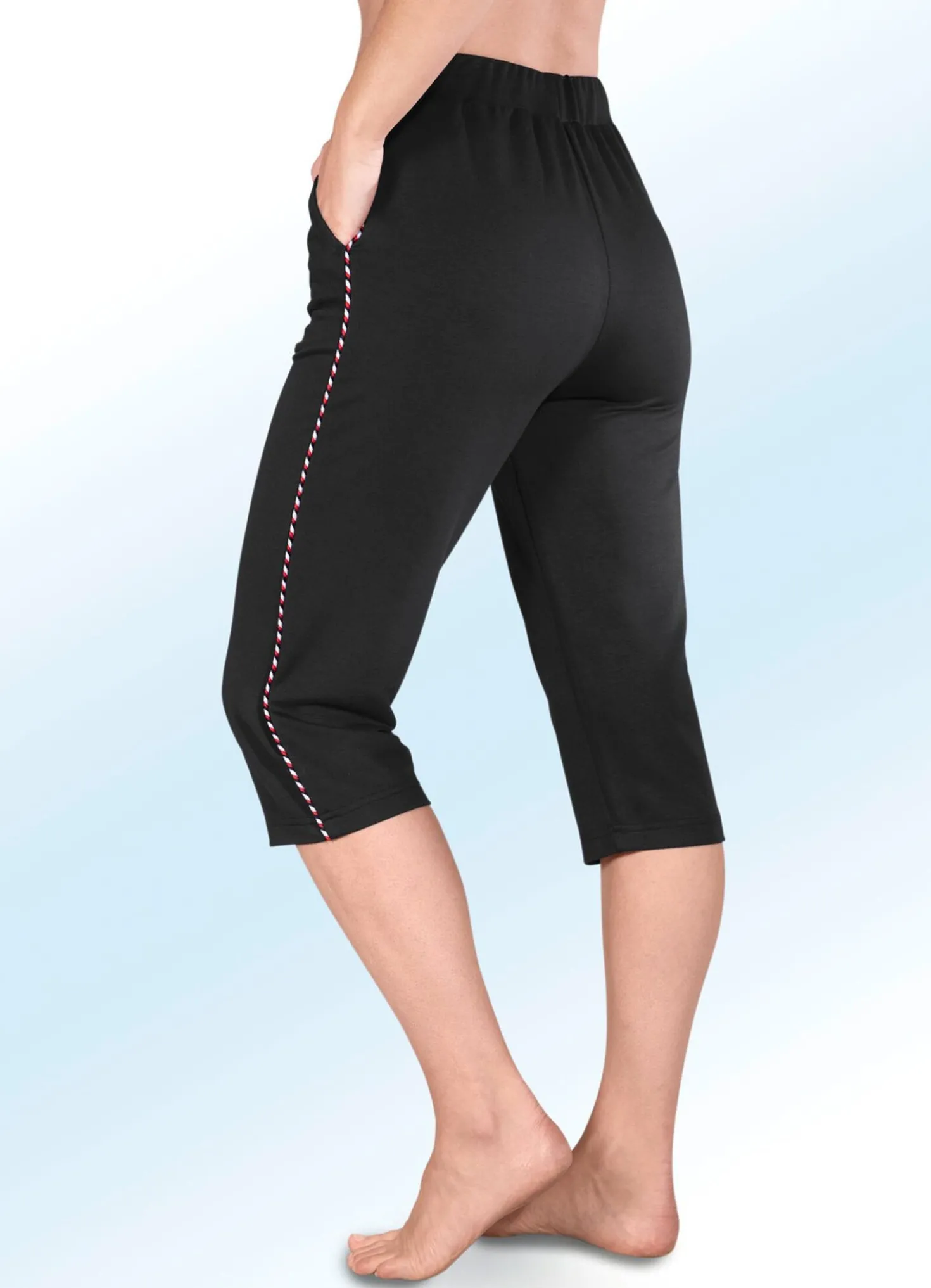 Caprihose mit bequemem Dehnbund