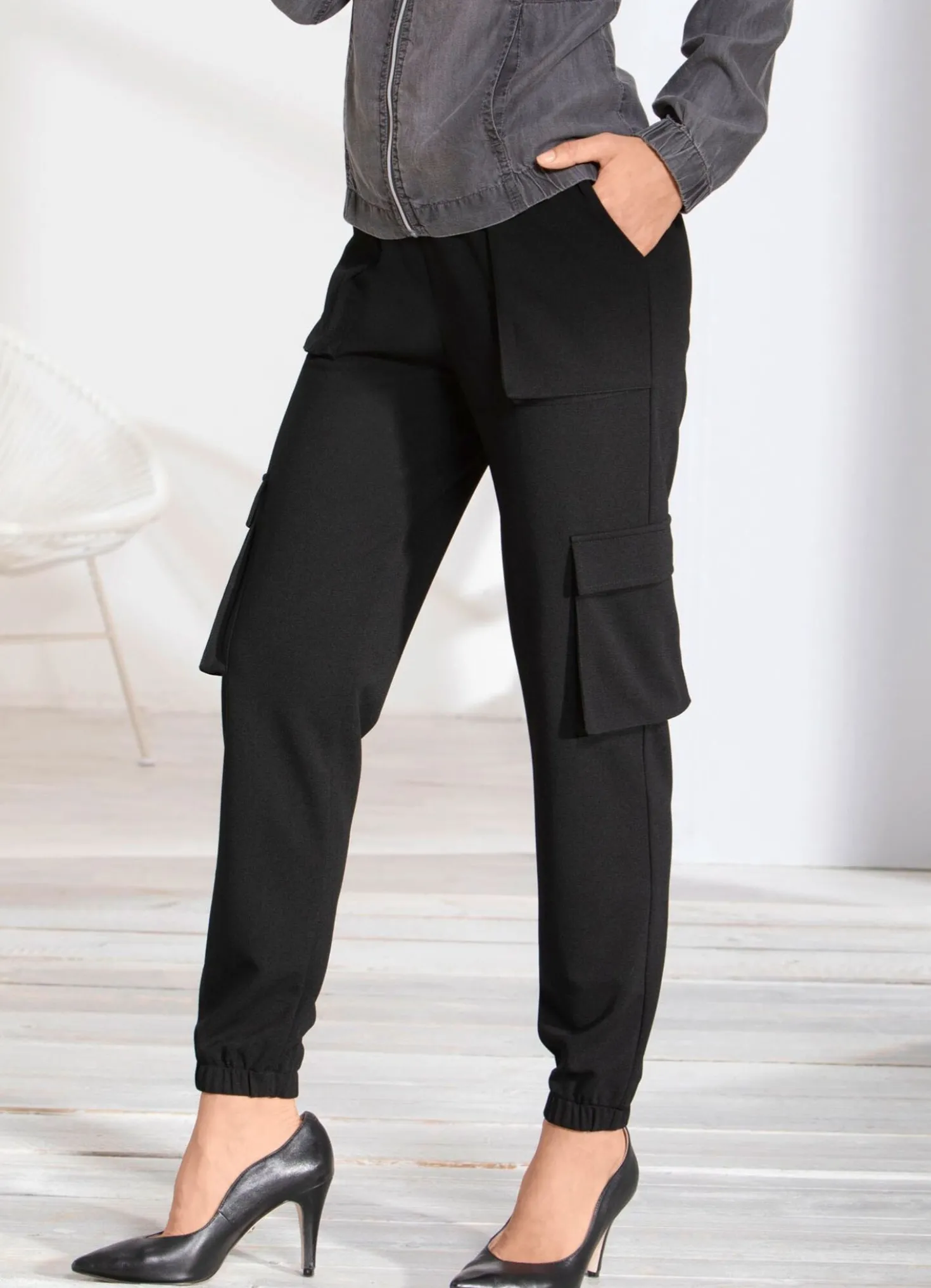 Cargohose im Joggpant-Style