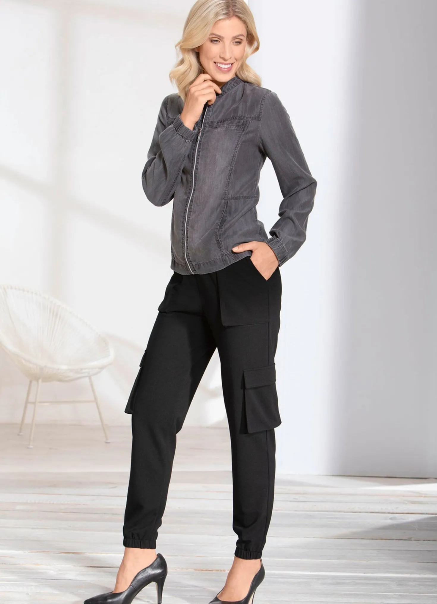 Cargohose im Joggpant-Style