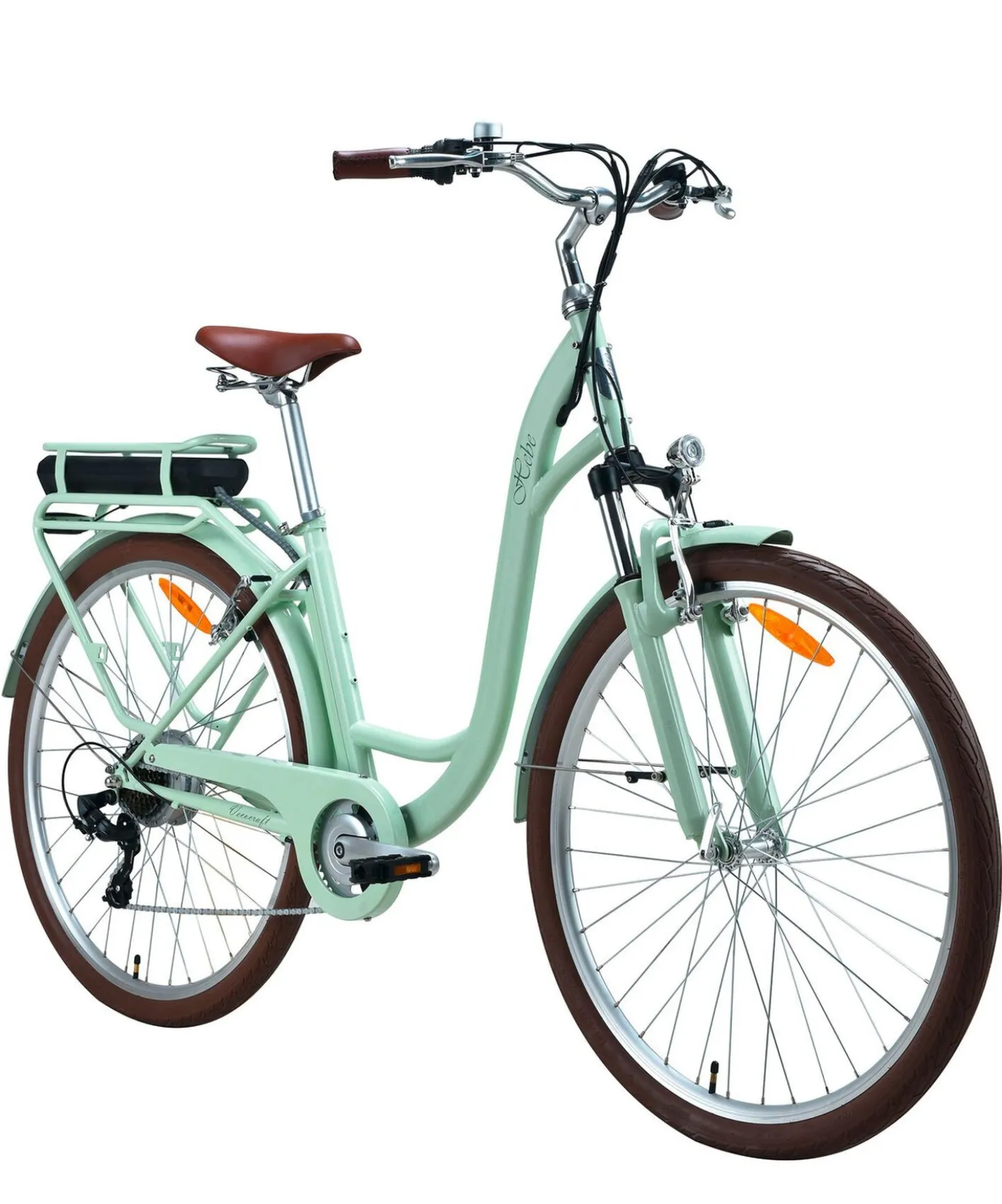 City-E-Bike mit Tiefeinstieg