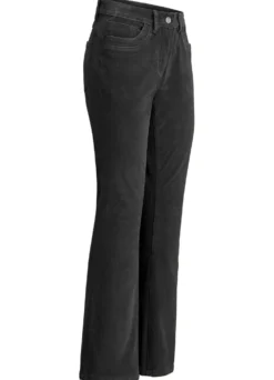 Cordhose in trendiger Bootcut-Form