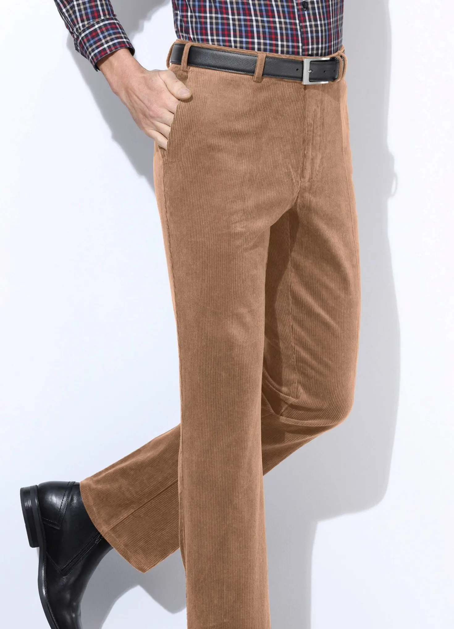 Cordhose mit Dehnbund in 3 Farben
