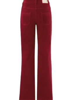 Cordhose mit weitem Beinverlauf