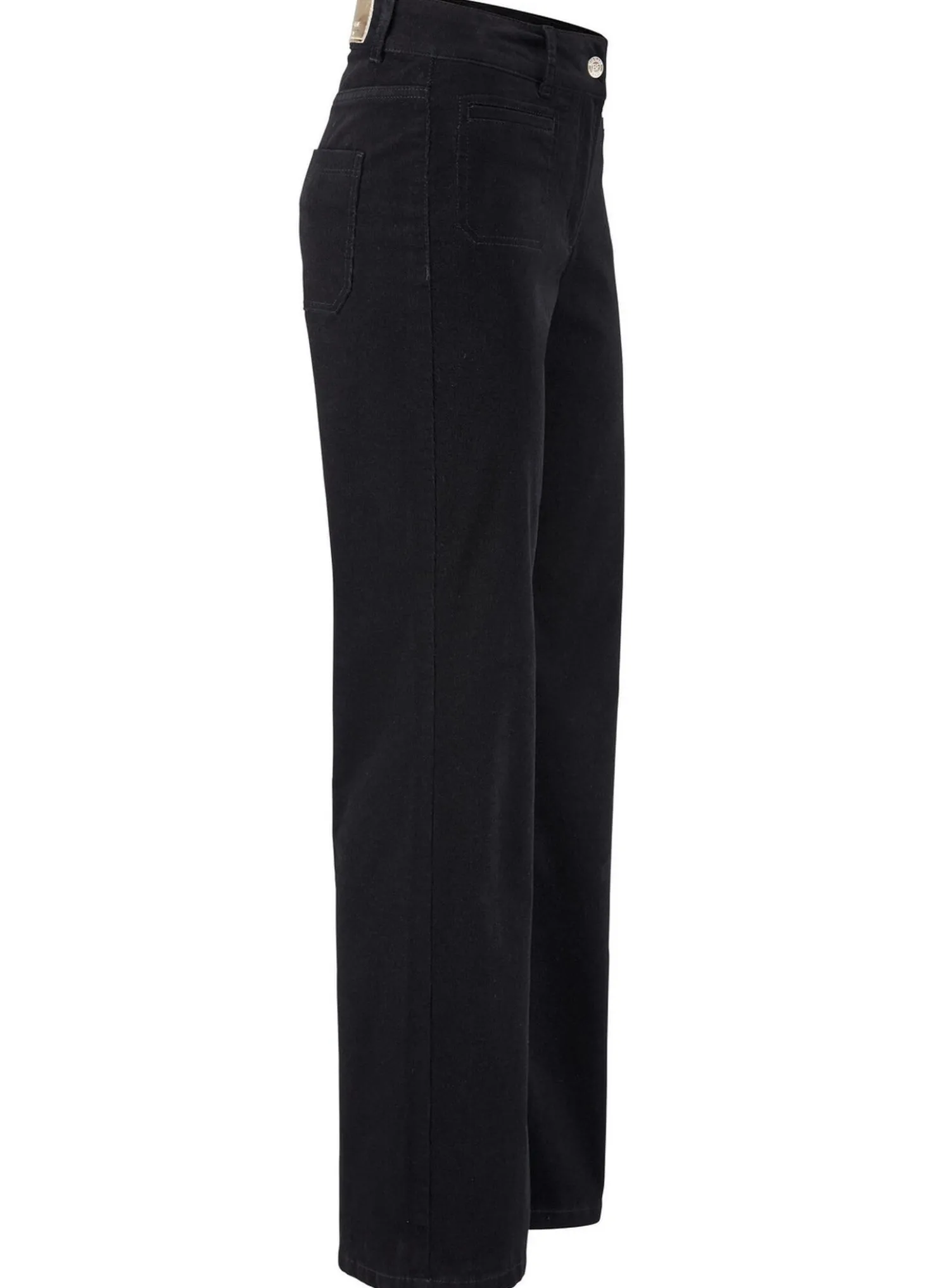 Cordhose mit weitem Beinverlauf