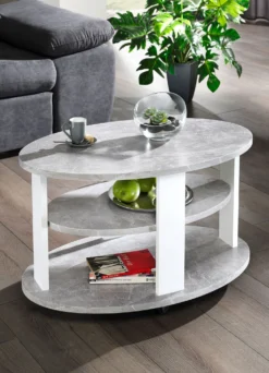 Couchtisch auf Rollen