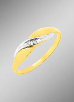 Damenring in Bicolor