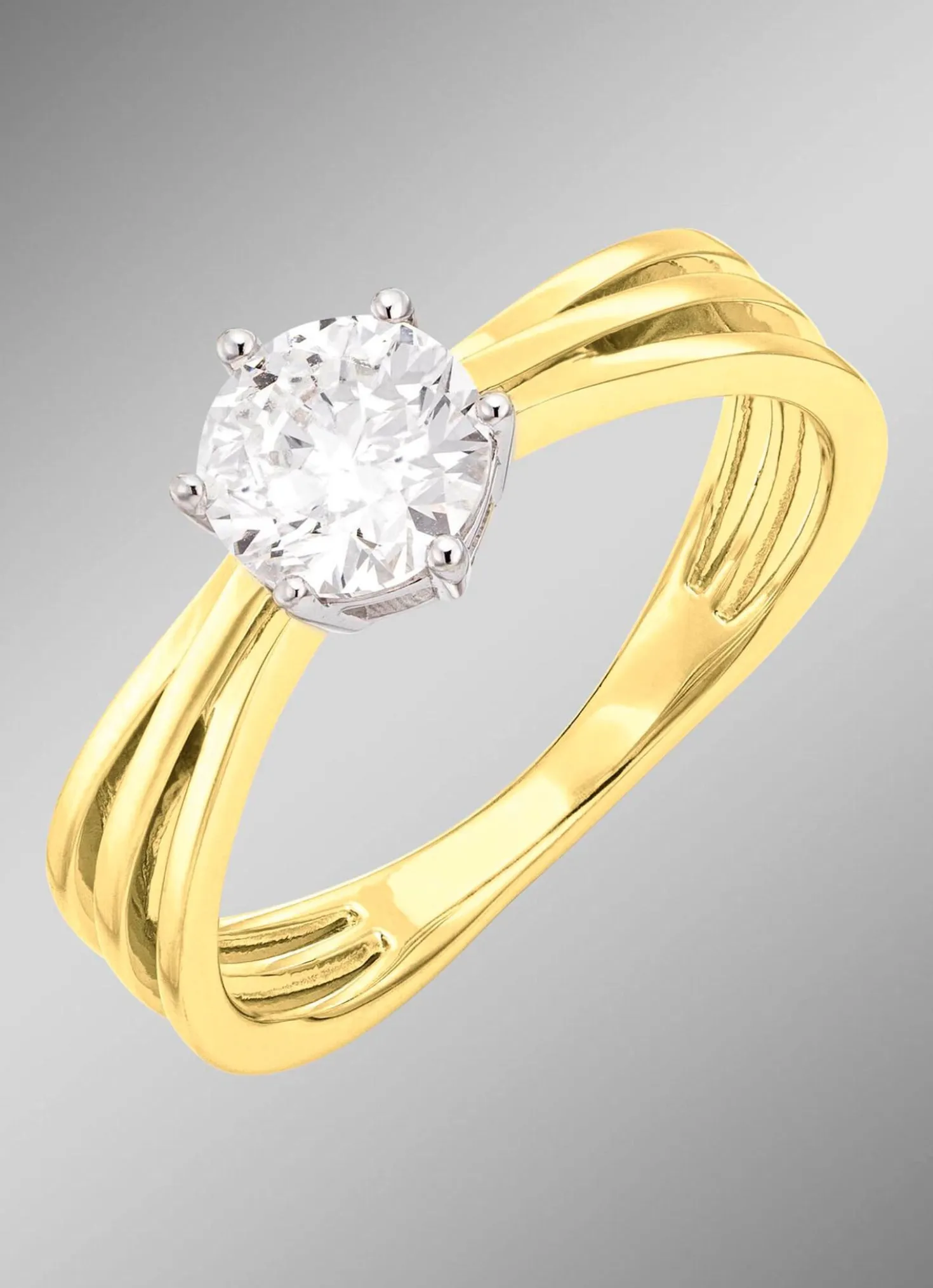 Damenring mit Lab-Grown Diamant