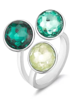 Damenring mit Swarovski-Kristalle
